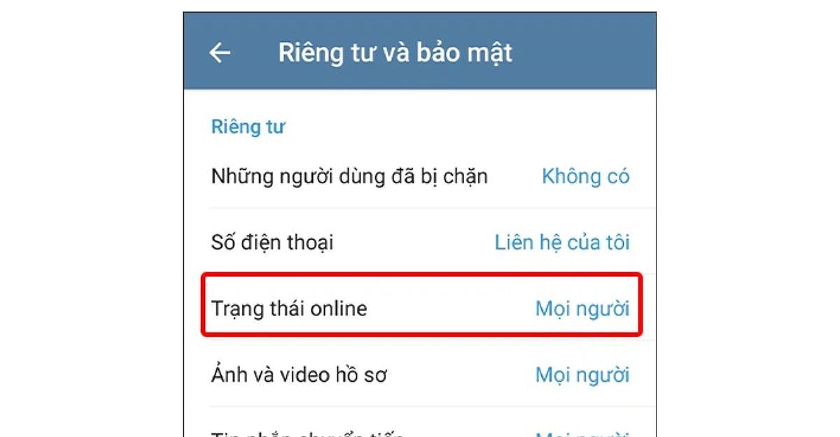 Bảo Mật Quyền Riêng Tư