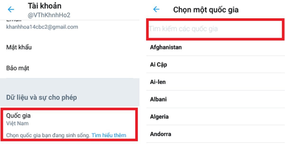 Cách Đổi Vùng Twitter Đơn Giản 1