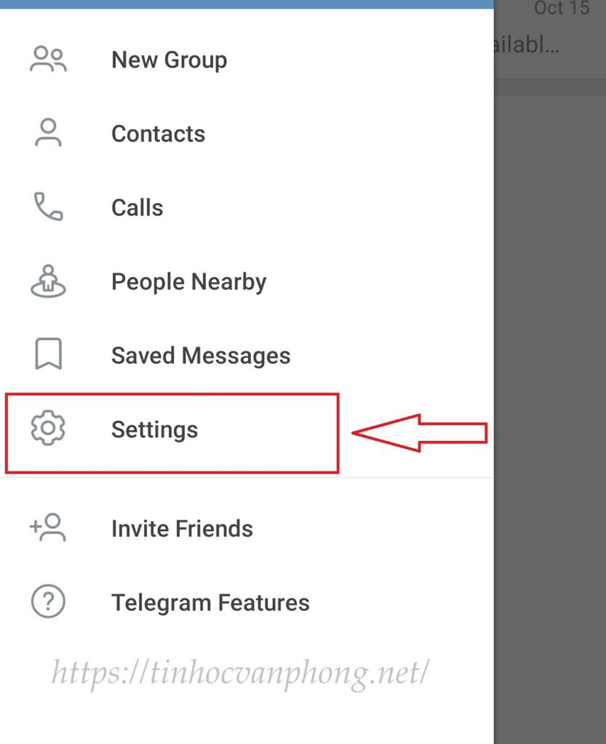 Nhấn chọn Privacy and Security