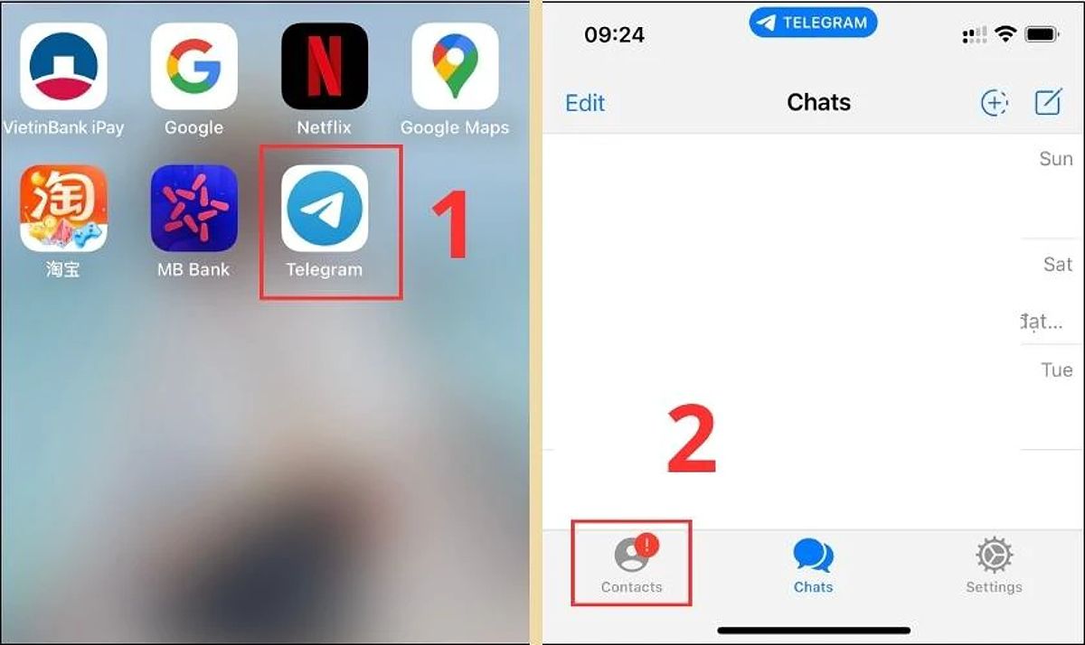Xóa Liên Hệ Telegram Trên Máy Tính